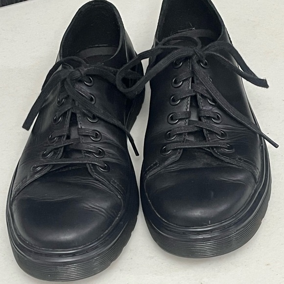 Dr. Martens Men's Black Leather Sneakers - Picture 3 of 6